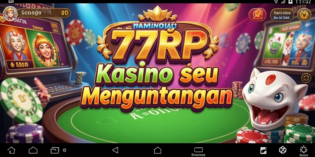 Tampilan menarik dari gameplay Kasino di 77RP.