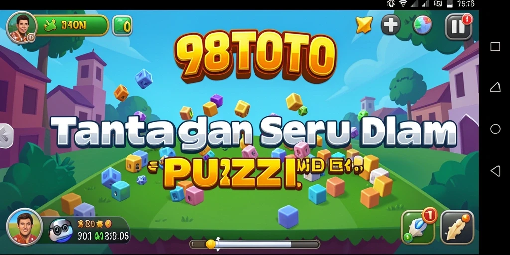 Tampilan gameplay 98TOTO dengan teka-teki menarik dan menyenangkan.