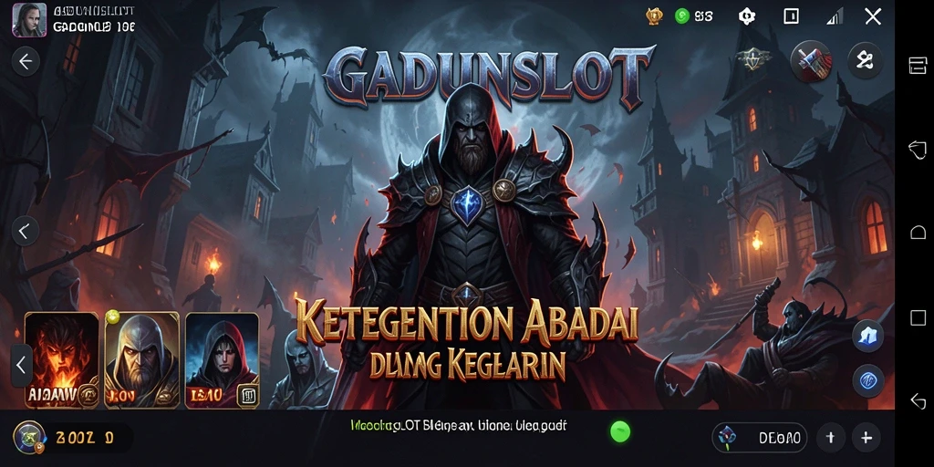 Gameplay menegangkan GADUNSLOT yang membawa Anda dalam kegelapan.