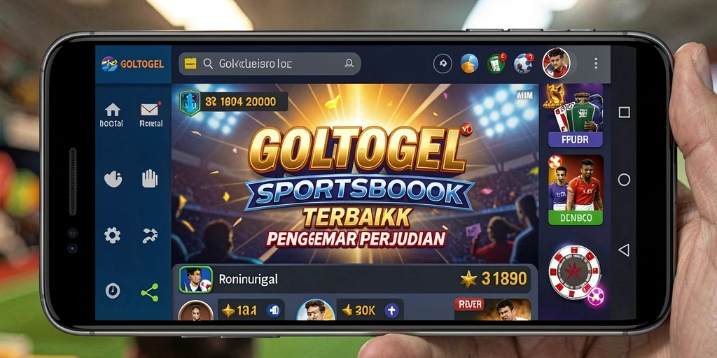 Tampilan gameplay GOLTOGEL dengan antarmuka intuitif untuk taruhan olahraga.