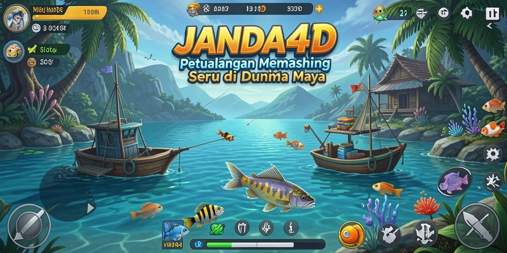 Tangkapan ikan besar dalam gameplay seru JANDA4D.