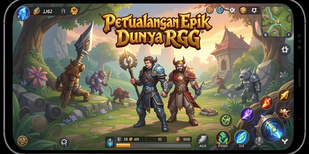 Gameplay seru dan menegangkan di dunia RPG JJ62.