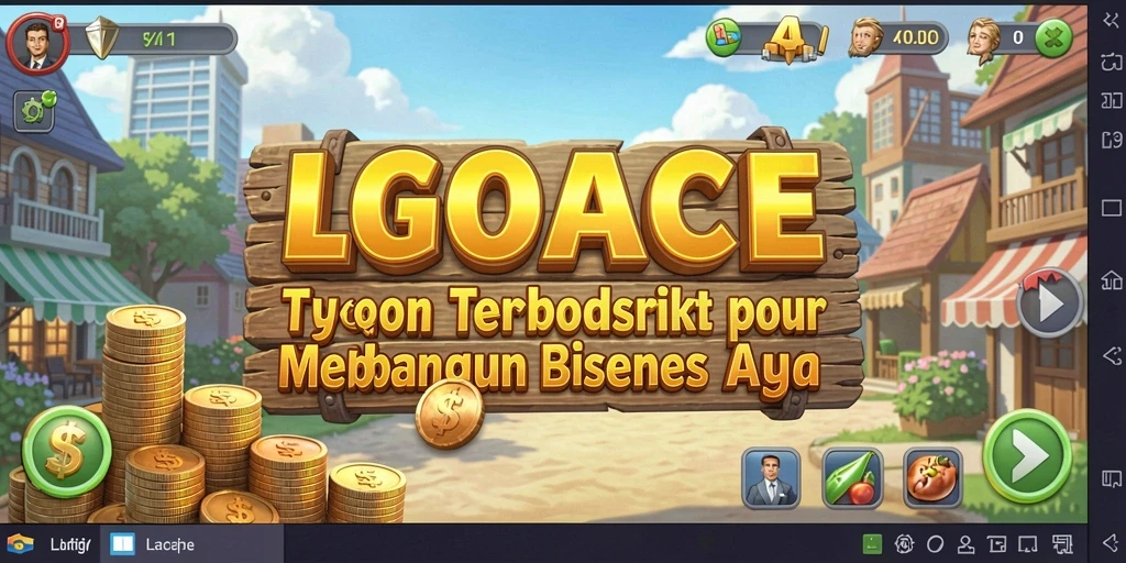 Tampilan gameplay seru LGOACE saat mengelola bisnis Tycoon.