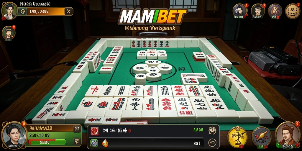 Gameplay seru MAMIBET saat bermain Mahjong di smartphone.