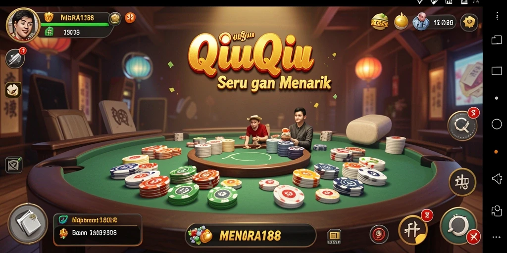 Tampilan gameplay seru QiuQiu di MENARA188.