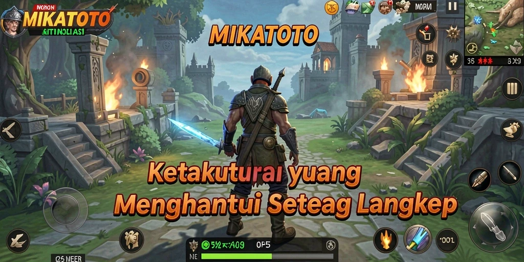 Screenshot gameplay MIKATOTO yang menampilkan suasana mencekam.