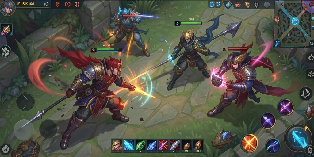 Tampilan gameplay strategis yang mendebarkan di MLBB8.