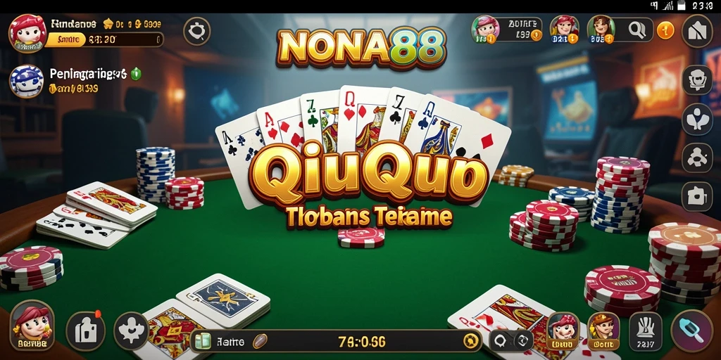 Screenshot NONA88 menampilkan serunya permainan QiuQiu dengan tampilan yang menarik.