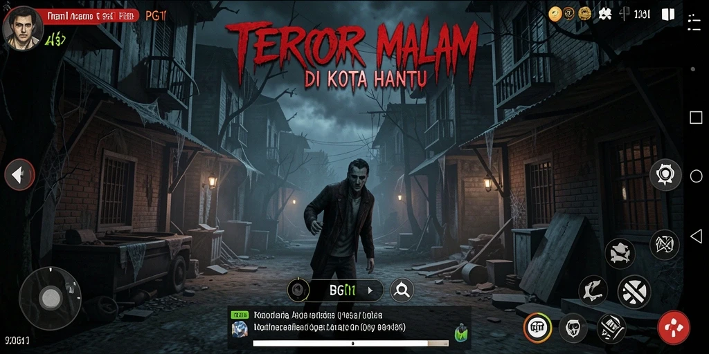 Gameplay PG11 yang mencekam dengan suasana horor yang kental.