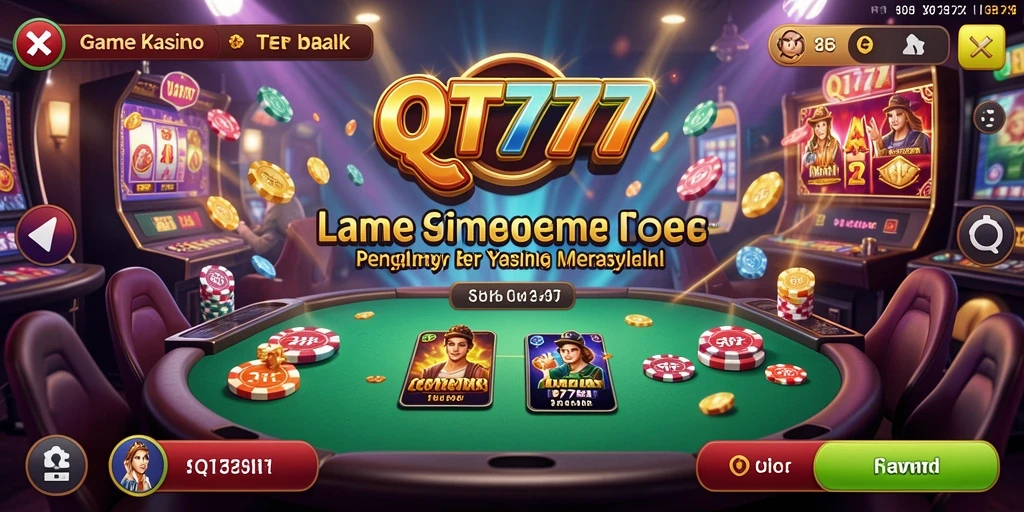 Tampilan screenshot QT777 menampilkan dealer langsung dan permainan yang menarik.