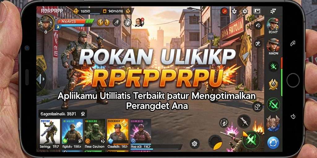 Tampilan utama RPRPRP dengan fitur optimasi perangkat yang inovatif.
