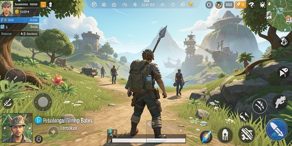 Tampilan gameplay SVIP4 yang menakjubkan di dunia terbuka.